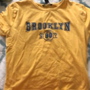 Yellow Brooklyn shirt
